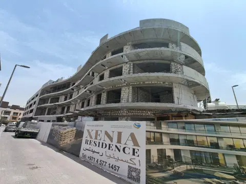 Ход строительства Xenia Residences, JVC District 13 — 23 апреля 2026, готовность 42,11%, снимок 5 из 10