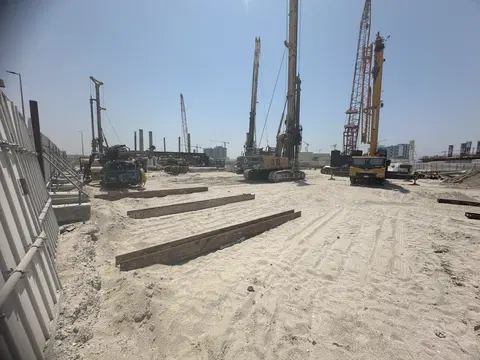 Ocean Bay By Samana Developers, Dubai Islands construction progress — 22 June 2026, 1.51% complete, photo 4 of 5