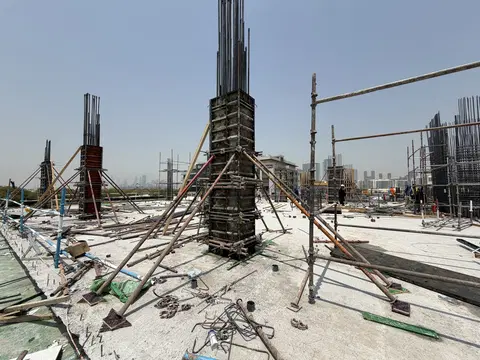 Saddlewood Park, Meydan Avenue construction progress — 24 August 2026, 12.45% complete, photo 2 of 6