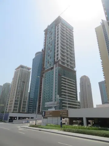Ход строительства The Wind Tower I, Jumeirah Lakes Towers — 10 августа 2023, готовность 74,58%, снимок 10 из 10