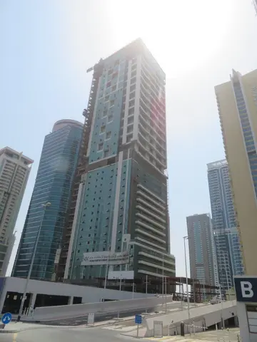 Ход строительства The Wind Tower I, Jumeirah Lakes Towers — 10 августа 2023, готовность 74,58%, снимок 8 из 10