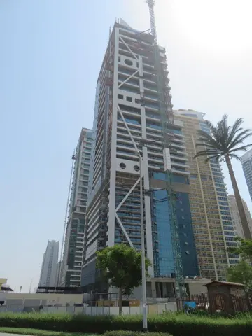 Ход строительства The Wind Tower Ii, Jumeirah Lakes Towers — 10 августа 2023, готовность 84,54%, снимок 8 из 14