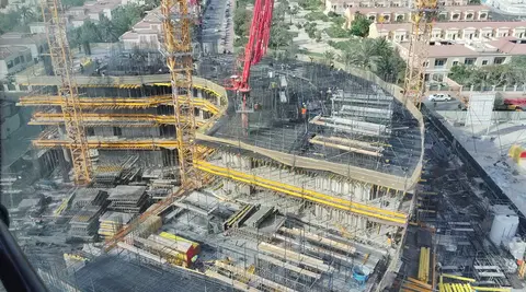 Binghatti Flare 02, Jumeirah Village Triangle construction progress — 19 June 2026, 17.83% complete, photo 4 of 5