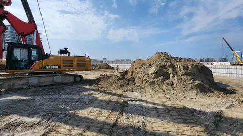 Meriden Beach By Green Horizon, Dubai Islands construction progress — 29 April 2026, 1.37% complete, photo 1 of 6