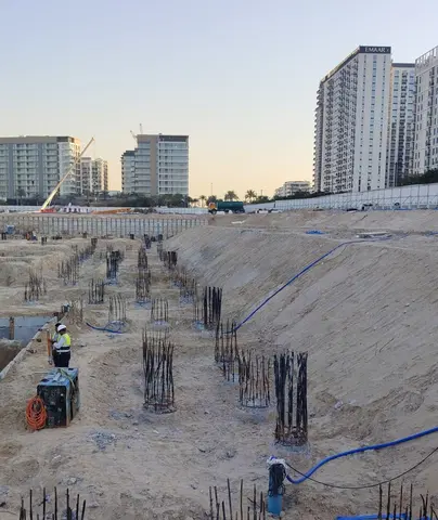 Ход строительства Palace Residences Hillside A, Dubai Hills Estate — 19 января 2026, готовность 5.77%, снимок 3 из 3