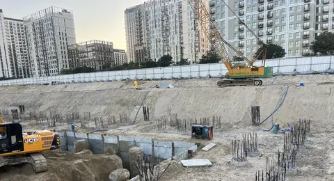 Ход строительства Palace Residences Hillside A, Dubai Hills Estate — 19 января 2026, готовность 5.77%, снимок 1 из 3