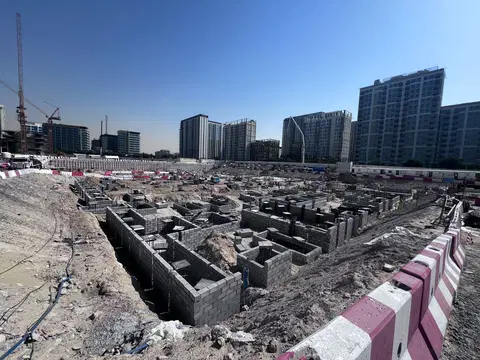 Ход строительства Palace Residences Hillside, Dubai Hills Estate — 5 мая 2026, готовность 7,87%, снимок 2 из 3
