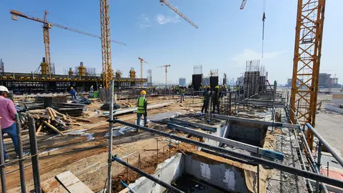 Ход строительства Wellington Ocean Walk, Dubai Islands — 29 апреля 2026, готовность 12.93%, снимок 5 из 5
