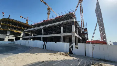 Ход строительства Wellington Ocean Walk, Dubai Islands — 29 апреля 2026, готовность 12.93%, снимок 4 из 5