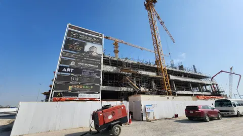 Ход строительства Wellington Ocean Walk, Dubai Islands — 29 апреля 2026, готовность 12.93%, снимок 1 из 5
