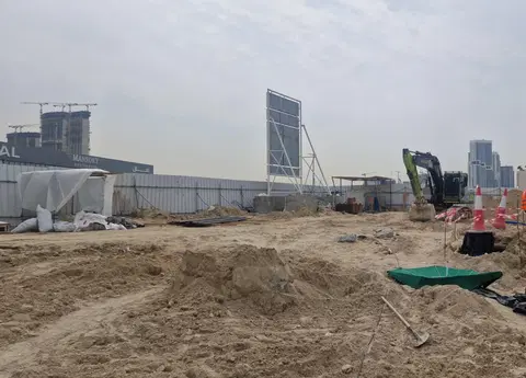 Ход строительства Belmore Residences, Meydan Horizon — 25 марта 2026, готовность 3.16%, снимок 4 из 4