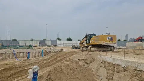 Ход строительства Belmore Residences, Meydan Horizon — 25 марта 2026, готовность 3.16%, снимок 3 из 4