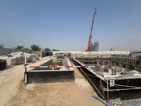 Ход строительства Belmore Residences, Meydan Horizon — 6 августа 2026, готовность 6,53%, снимок 4 из 4