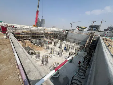 Ход строительства Belmore Residences, Meydan Horizon — 6 августа 2026, готовность 6,53%, снимок 1 из 4