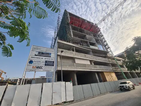 Ход строительства Queen'S Garden, Nad Al Sheba 1 — 23 апреля 2026, готовность 42,22%, снимок 6 из 6