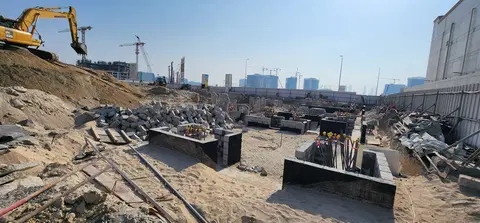 Allegro Park By Mill Hill Riviera Development, Dubai Islands construction progress — 15 October 2026, 4.21% complete, photo 3 of 5
