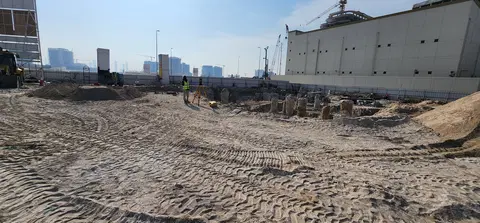 Allegro Park By Mill Hill Riviera Development, Dubai Islands construction progress — 15 October 2026, 4.21% complete, photo 2 of 5