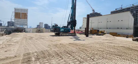 Allegro Park By Mill Hill Riviera Development, Dubai Islands construction progress — 9 July 2026, 0.29% complete, photo 1 of 5