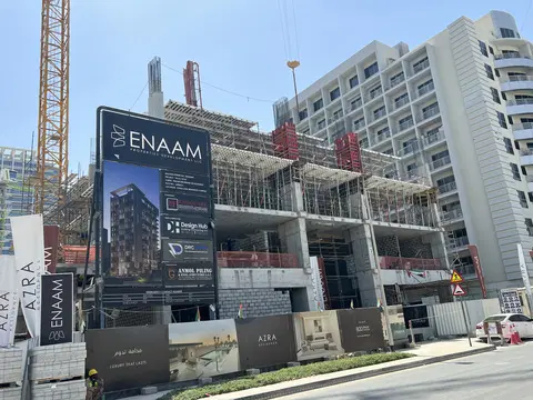 Azra Residence, DubaiLand Residence Complex construction progress — 11 June 2026, 20.02% complete, photo 6 of 12