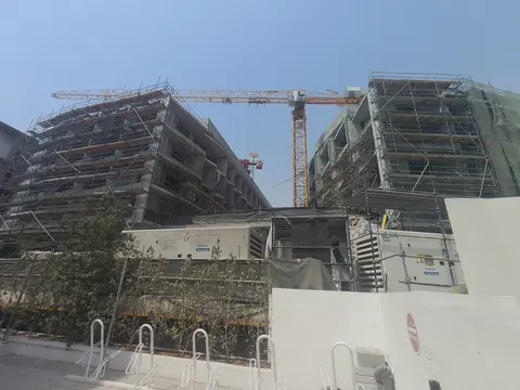 Binghatti Hillcrest, Arjan construction progress — 31 July 2026, 50.23% complete, photo 9 of 16