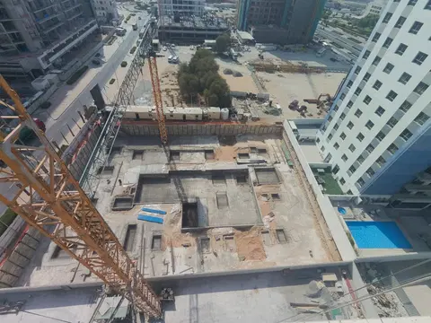 Celesto Tower, DubaiLand Residence Complex construction progress — 18 June 2026, 3.89% complete, photo 4 of 4