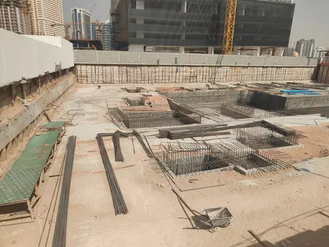 Celesto Tower, DubaiLand Residence Complex construction progress — 18 June 2026, 3.89% complete, photo 2 of 4