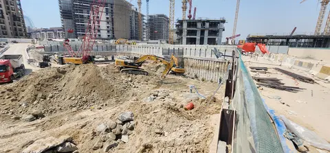Nourelle, Madinat Jumeirah Living construction progress — 14 July 2026, 3.95% complete, photo 5 of 6