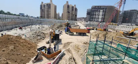 Nourelle, Madinat Jumeirah Living construction progress — 14 July 2026, 3.95% complete, photo 2 of 6