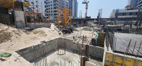 Ход строительства Evergrin House 2, Jumeirah Garden City — 21 июля 2026, готовность 10,29%, снимок 5 из 5