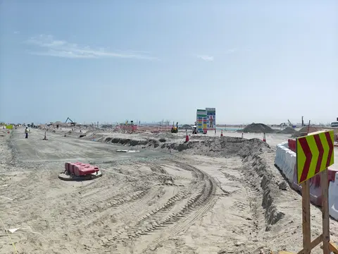 Ход строительства Palm Jebel Ali - The Beach And Coral Collection - Frond F, Palm Jebel Ali — 28 апреля 2026, готовность 0.87%, снимок 1 из 3