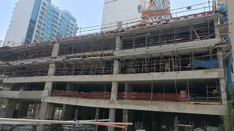 Pearl House 4, JVC District 10 construction progress — 15 July 2026, 13.25% complete, photo 6 of 7