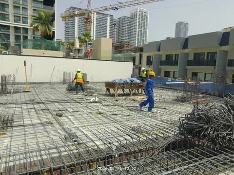 Pearl House 4, JVC District 10 construction progress — 15 July 2026, 13.25% complete, photo 2 of 7