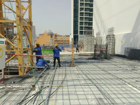 Pearl House 4, JVC District 10 construction progress — 15 July 2026, 13.25% complete, photo 1 of 7