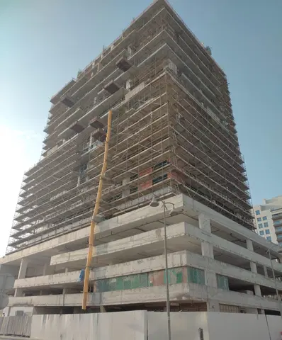 W1, Al Furjan construction progress — 6 March 2026, 53.42% complete, photo 2 of 6