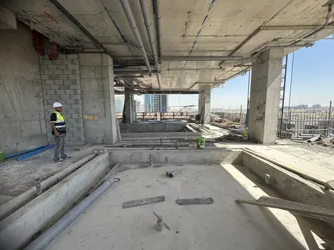 Ход строительства W1, Al Furjan — 17 июня 2026, готовность 65,06%, снимок 7 из 10