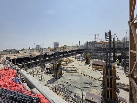 Derby Heights, Mohammed Bin Rashid City District 11 construction progress — 2 September 2026, 10.13% complete, photo 1 of 4
