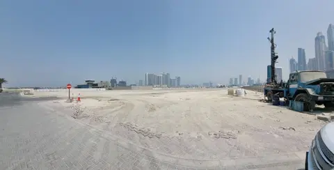The Residences At The Dubai Beach Edition, Dubai Marina construction progress — 8 October 2025, 0.00% complete, photo 1 of 2