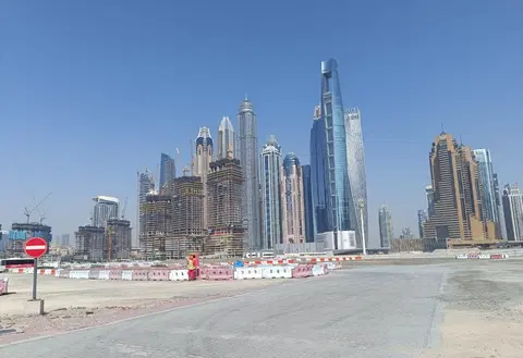 The Residences At The Dubai Beach Edition, Dubai Marina construction progress — 21 May 2026, 0.15% complete, photo 1 of 4