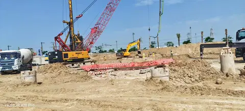 Greencrest, Dubai Hills Estate construction progress — 7 May 2026, 1.20% complete, photo 1 of 2