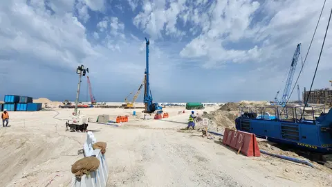 Ellington Sands 2, Dubai Islands construction progress — 5 June 2026, 0.38% complete, photo 1 of 4