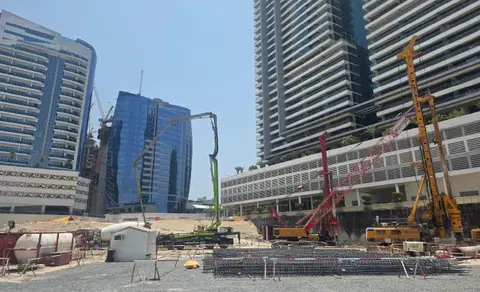 Hq By Rove, Business Bay construction progress — 6 July 2026, 0.70% complete, photo 3 of 6