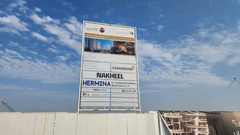 Casagrand Hermina, Dubai Islands construction progress — 29 April 2026, 0.53% complete, photo 3 of 6