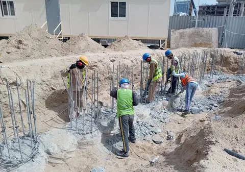 Le Blanc Residence By Imtiaz, DubaiLand Residence Complex construction progress — 7 July 2026, 3.41% complete, photo 5 of 6