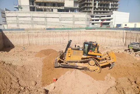 Le Blanc Residence By Imtiaz, DubaiLand Residence Complex construction progress — 7 July 2026, 3.41% complete, photo 1 of 6