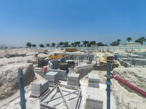 LIV Oceanside, Dubai Islands construction progress — 18 June 2026, 7.42% complete, photo 2 of 3