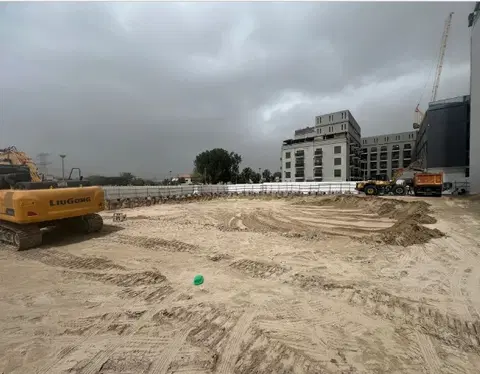 Silviana Park Living, JVT District 2 construction progress — 27 April 2026, 0.38% complete, photo 2 of 3