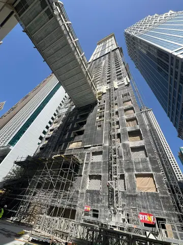 Ход строительства Ahs Tower, Trade Centre Second — 19 мая 2026, готовность 67,43%, снимок 4 из 7
