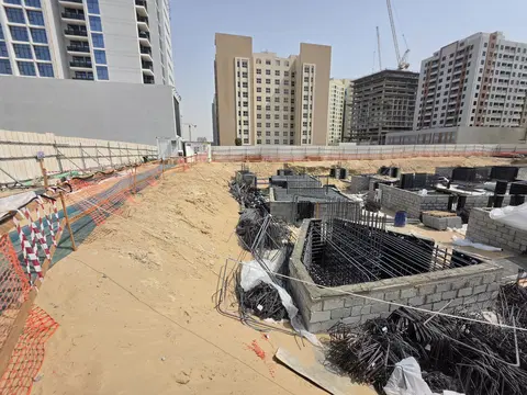 09 Life Residences, DubaiLand Residence Complex construction progress — 26 August 2026, 6.84% complete, photo 2 of 4