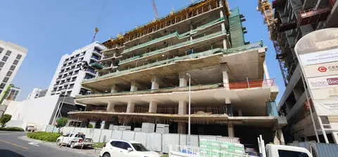 Ход строительства Evergrin House 4, Jumeirah Garden City — 7 августа 2026, готовность 23,61%, снимок 8 из 9