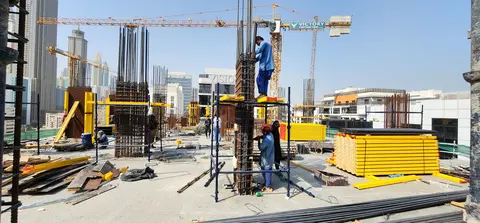 Ход строительства Evergrin House 4, Jumeirah Garden City — 7 августа 2026, готовность 23,61%, снимок 6 из 9